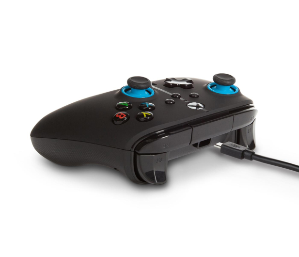 PowerA XS Pad przewodowy Enhanced Blue Hint - 635890 - zdjęcie 5